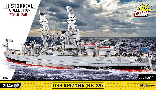 2046 PCS HC WII /4843/ USS ARIZONA (BB-39)